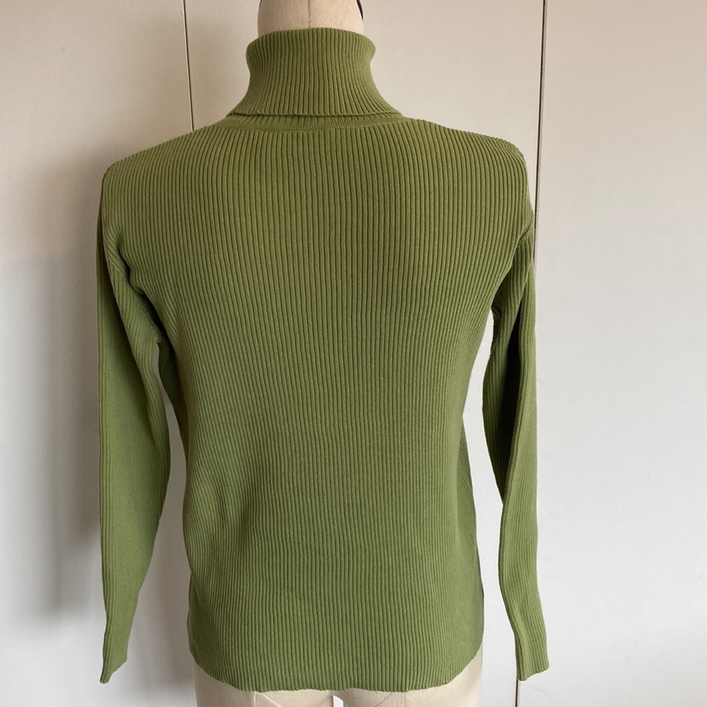 Relativity Petite Ribbed Turtleneck - Picture 3 of 3